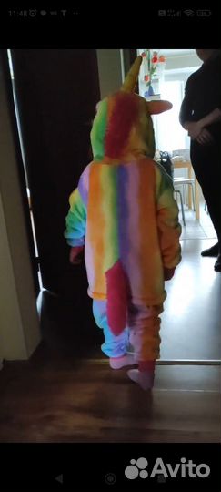 Кигуруми единорога в отличном состоянии