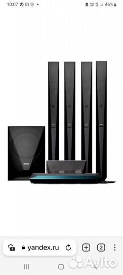 Акустические колонки домашнего кинотеатра 5.1 sony