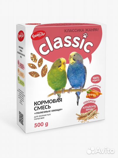 Корм Ешкаво для попугаев