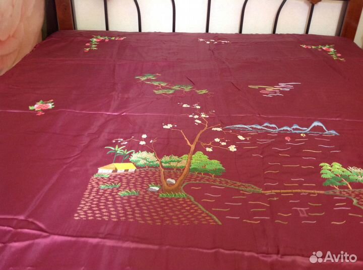 Покрывало натуральный шёлк Китай