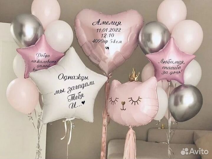 Шары на выписку