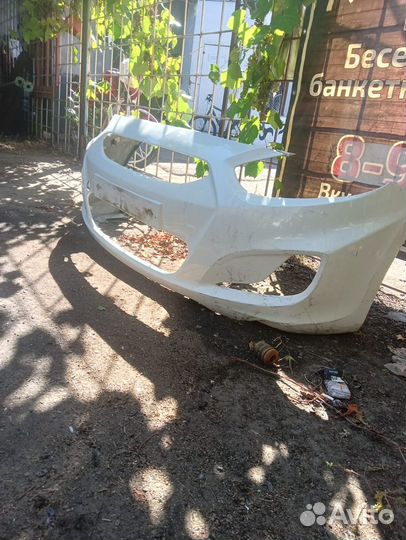 Передний Бампер hyundai solaris