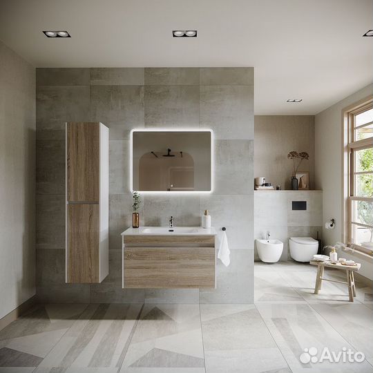 Тумба под раковину Sancos SMART 90 SM90E подвесна