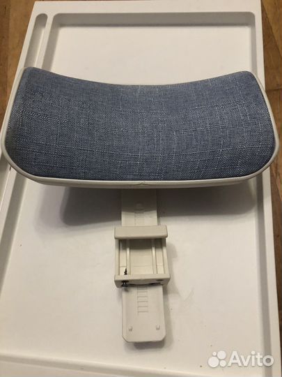 Подголовник от кресла expert white blue