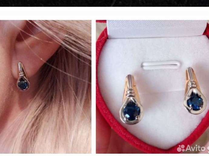 Золотые серьги