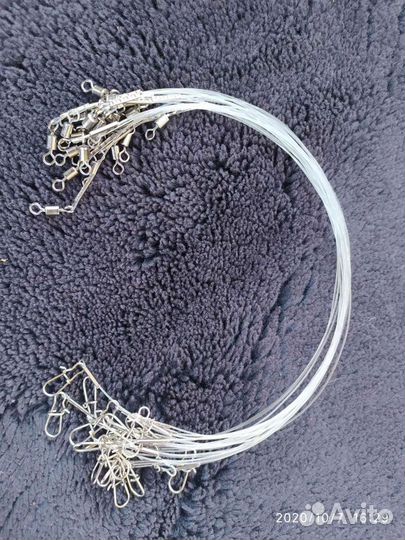 Флюорокарбоновые поводки новые флюр