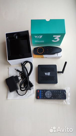 Smart tv android приставка TOX3 4/32gb