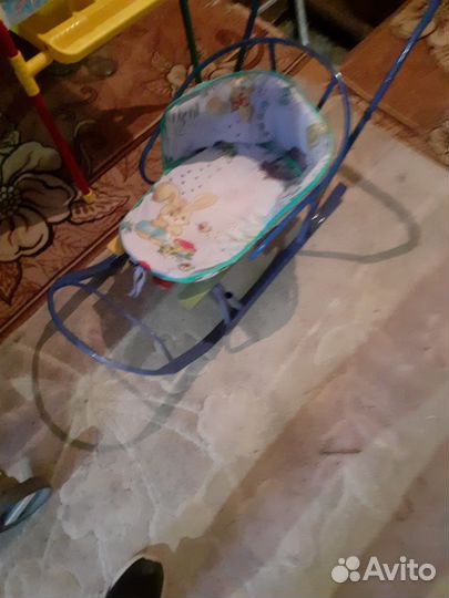 Детские зимние санки