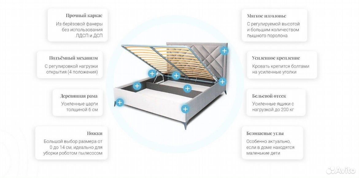 Кровать интерьерная Орматек, Корона и матрас