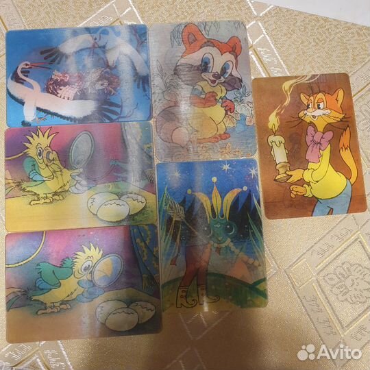 Переливные календарики СССР