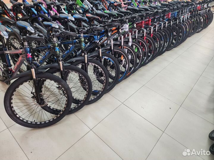 Велосипед на литых дисках