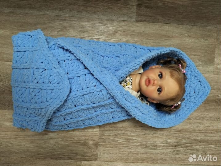 Плед детский плюшевый новый