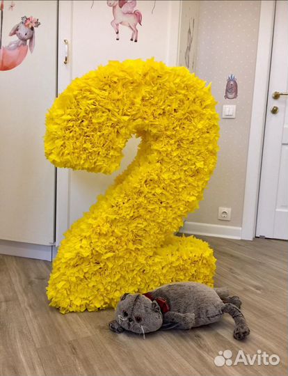 Цифра 2 на день рождения