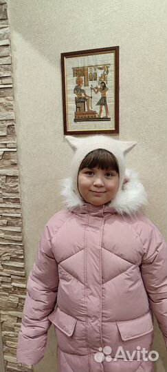 Чепчик вязанный женский