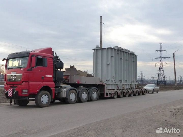 Перевозка тралом/аренда трала от 200км