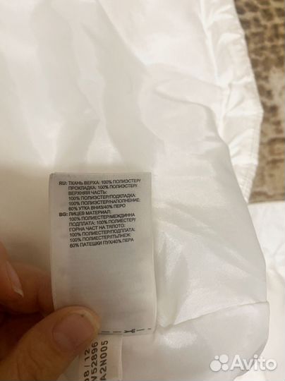 Пуховик женский adidas и шапка