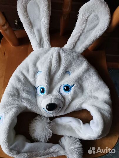 Шапка заяц Олимпиада 2014 Сочи