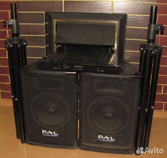 Колонки PAL 480W 2шт D10