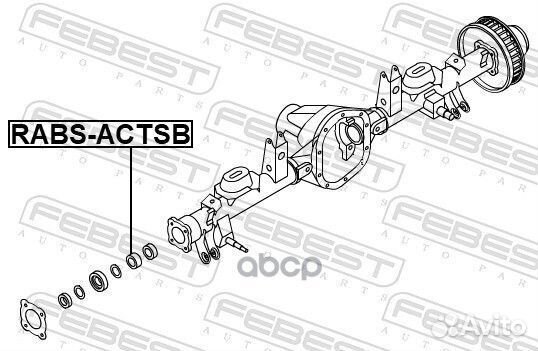 Кольцо ABS rabsactsb Febest