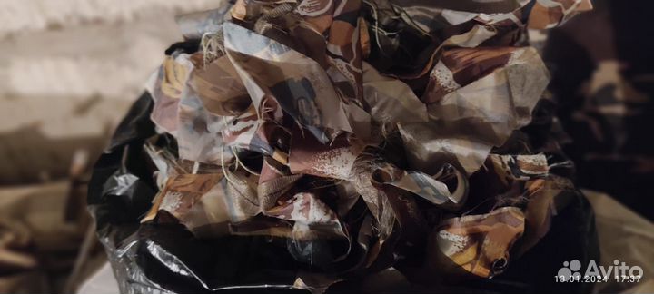 Чучела гусей и камуфляжный костюм