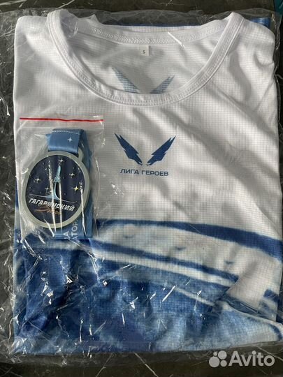 Медаль + футболка гагаринский забег