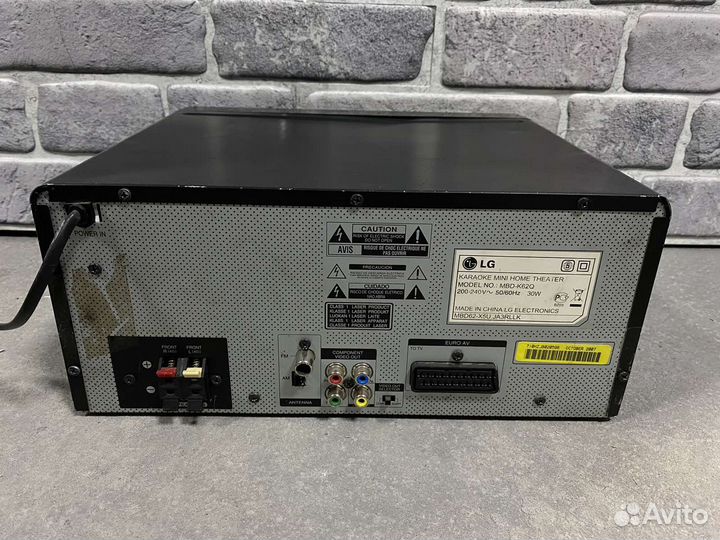 Музыкальный центр LG MBD-K62Q