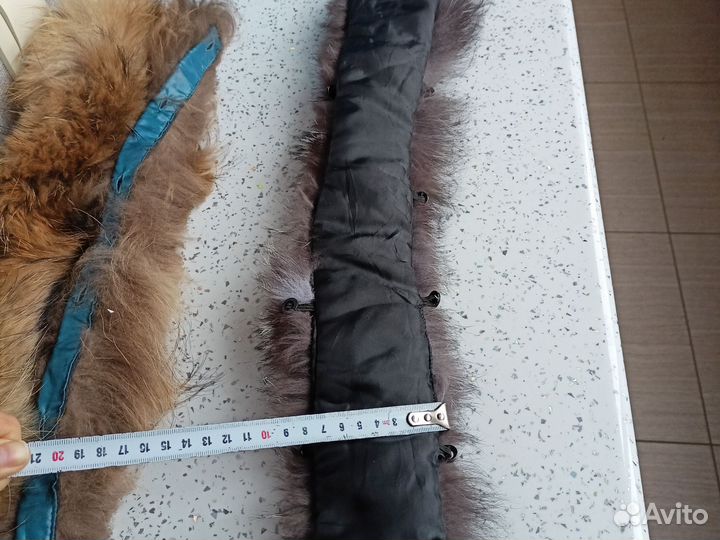 Мех натуральный опушка на капюшон