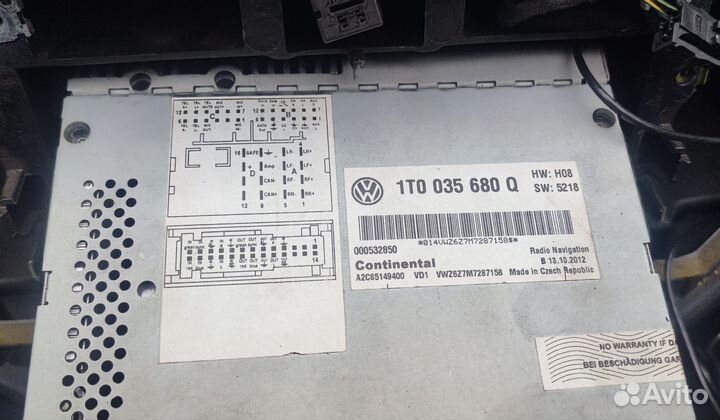 Магнитола RNS 510 LED