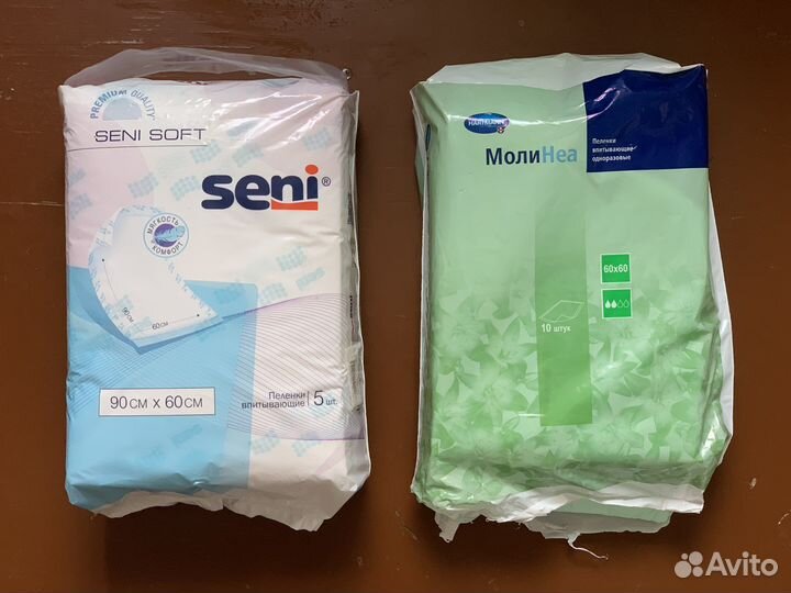 Пеленки одноразовые для взрослых