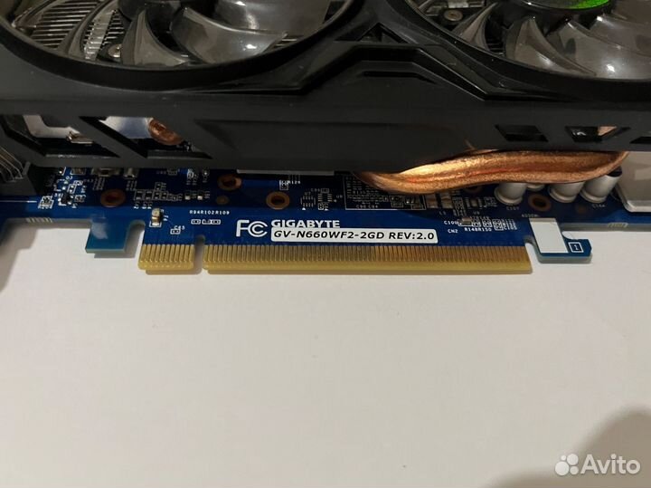 Видеокарта gigabyte GTX 660 2гб gddr5