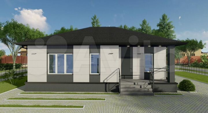 Коттедж 114,2 м² на участке 6 сот.