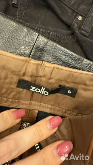 Кожаная юбка zolla S