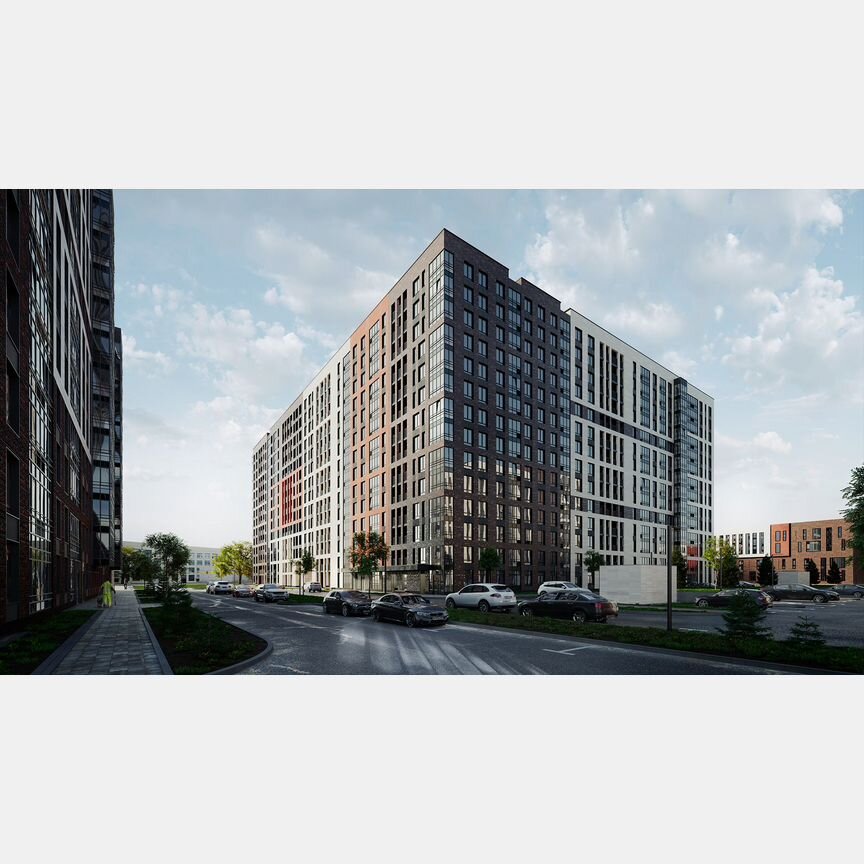 1-к. квартира, 57,9 м², 1/16 эт.