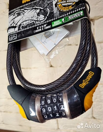 Тросовый велозамок OnGuard Akita Combo