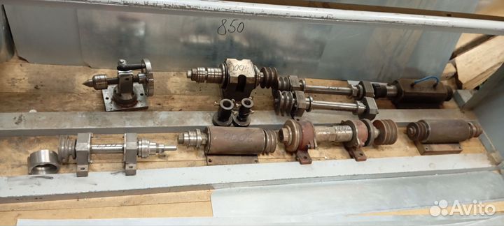 Фрезерная головка под патрон, набор цанг, валы