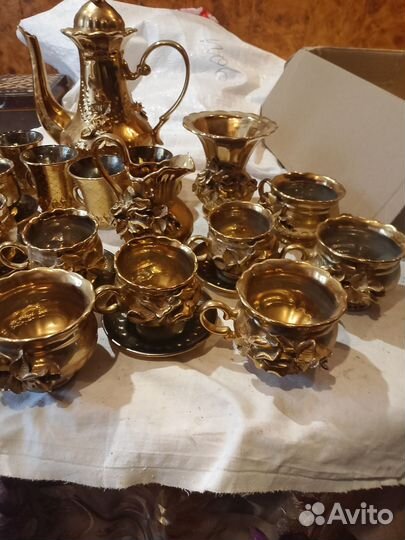 Сервис чайно кофейный золото скифов