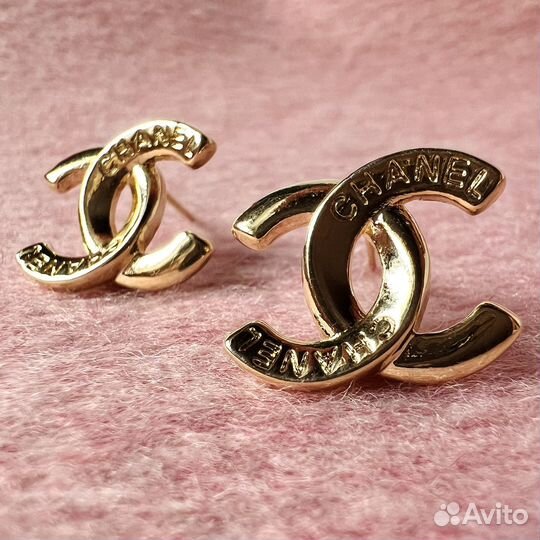 Серьги chanel