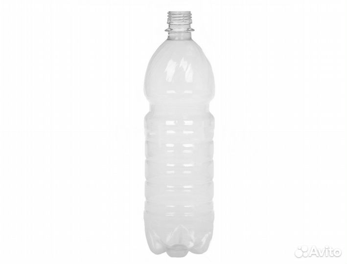 Бутылка пэт 1,0 л (бесцветная)