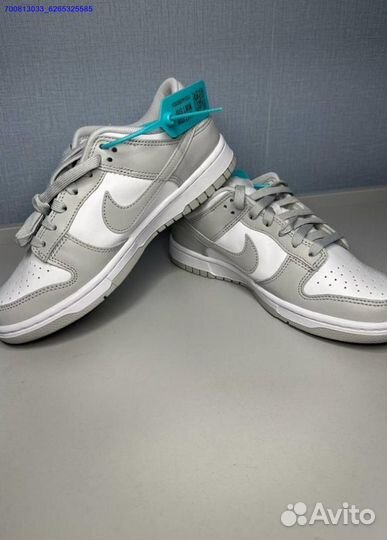 Кроссовки nike dunk low grey fog оригинал