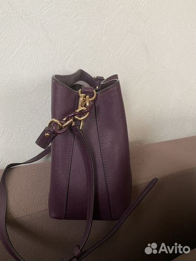 Сумка michael kors натуральная бордовая фиолетовая