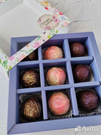 Трюфели, шоколад, зефир