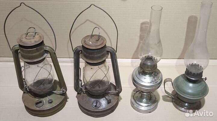 Керосиновые лампы 4 шт