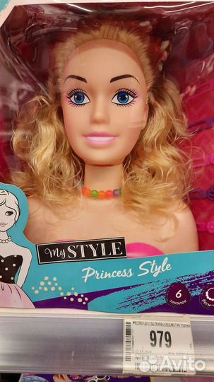 Мебель для кукол, манекен для причёсок, корона