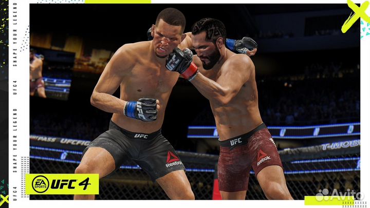 UFC 4 диск игра ps4 ps5