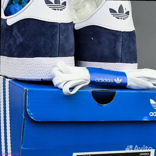 Кроссовки Adidas Gazelle Blue (Арт.51546)