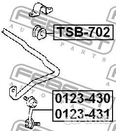 TSB702 Втулка стабилизатора переднего febest tsb70