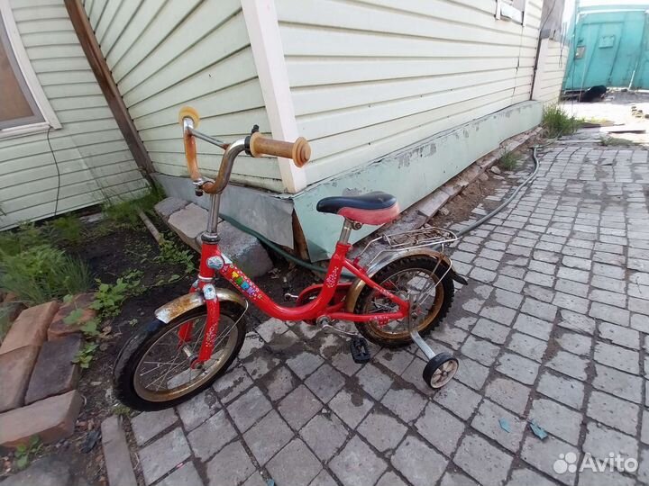 Детский велосипед бу четырехколесный