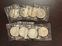Коллекция монет 1 рубль СССР (8 шт., запайка proof