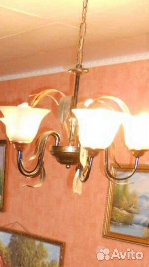 Люстра под бронзу