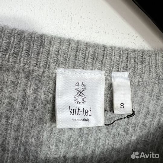 S Шерсть ангора джемпер Knit-ted